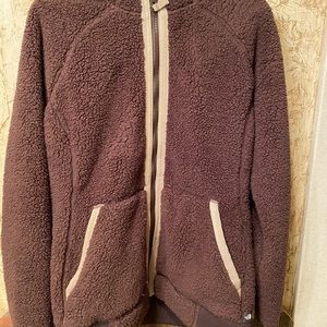 The North Face fuzzy jacket. Hardly worn.
